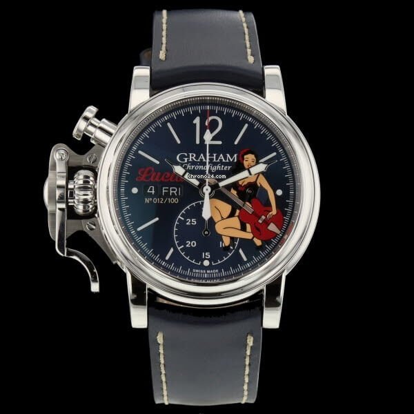 Graham Chronofighter Mens watch Unisex Automatic Steel 2CVAS.U11A
