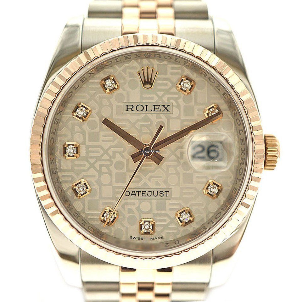 Rolex Datejust 36 Gold Steel Automatic 116231G