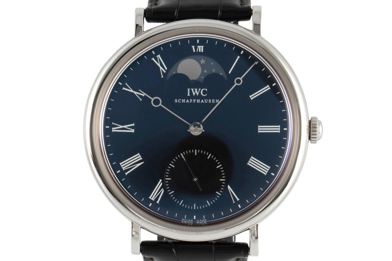IWC Portofino Hand-Wound Mens watch Unisex Manual winding Steel IW544801