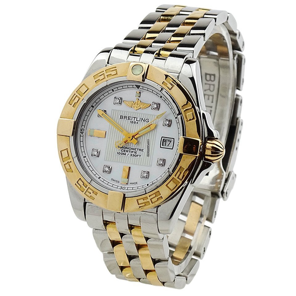 Breitling Galactic 32 Womens watch Quartz Gold Steel C71356L2
