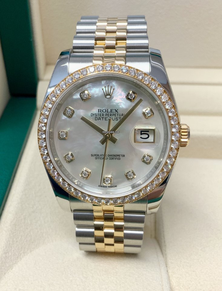 Rolex Datejust 36 Gold Steel Automatic 116243