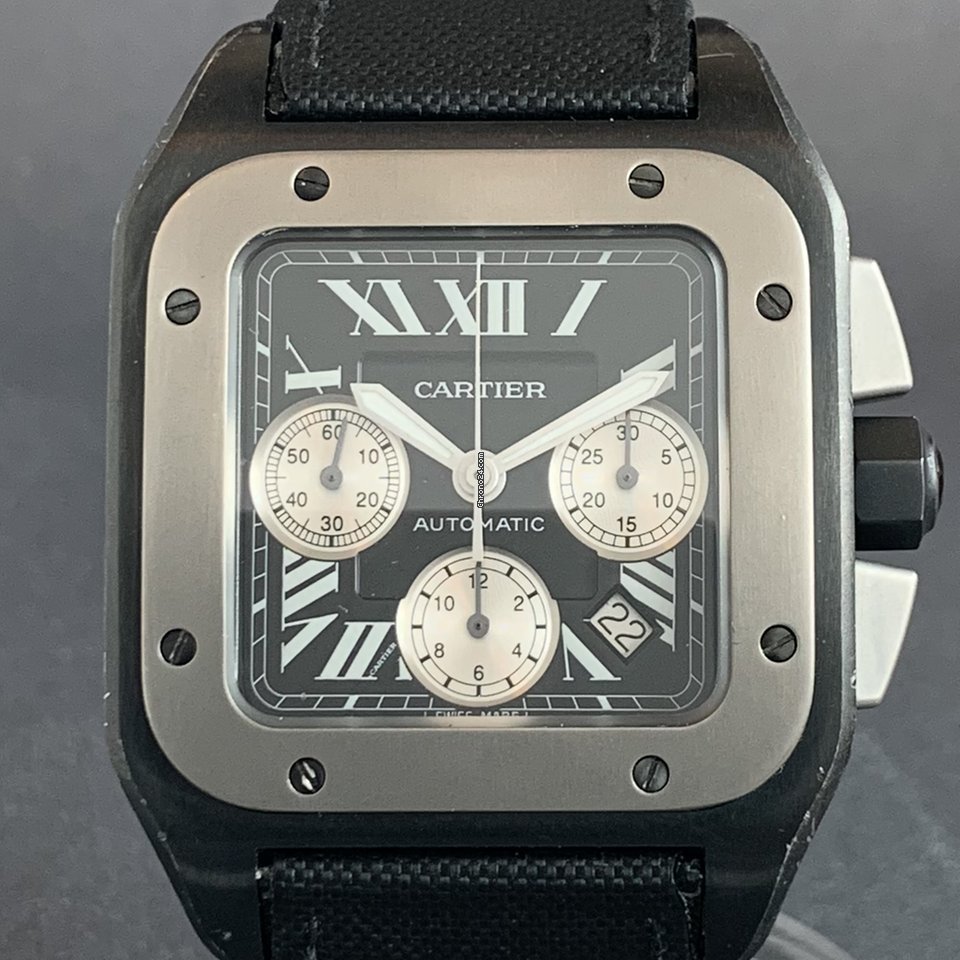 Cartier Santos 100 Mens watch Unisex Automatic Steel W2020005