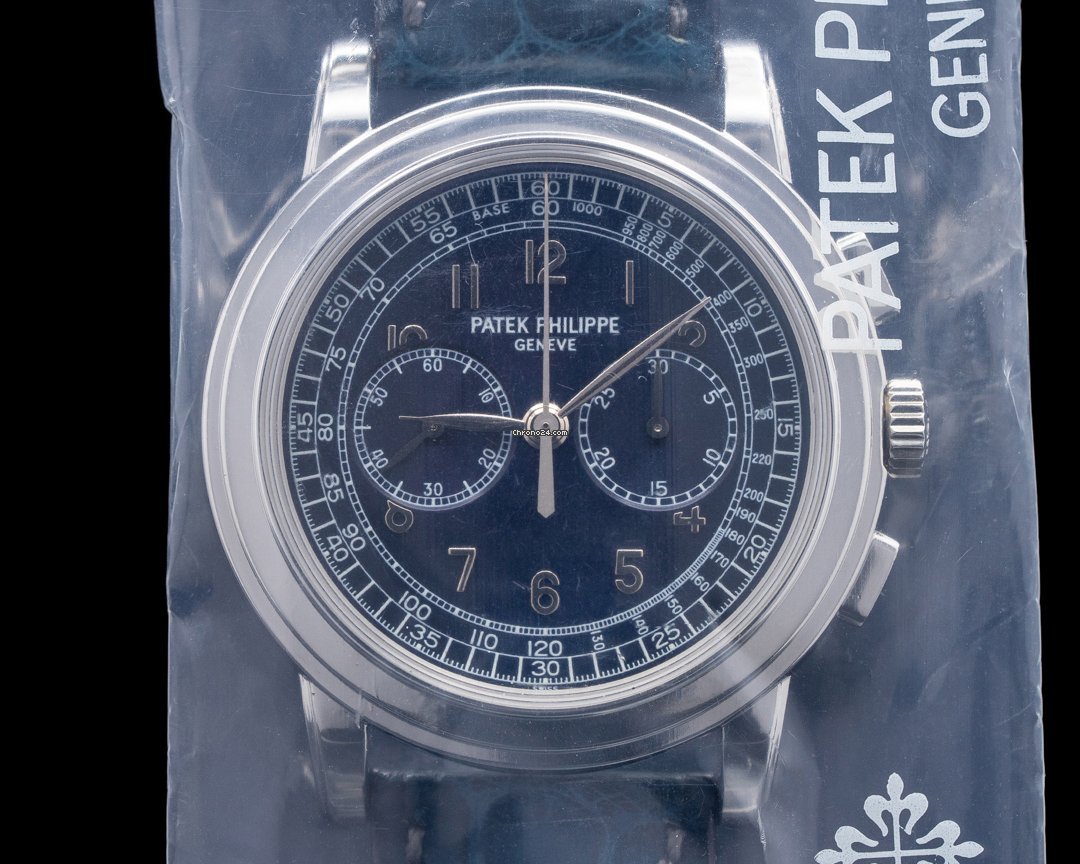Patek Philippe Chronograph Mens watch Unisex Manual winding Platinum 5070P