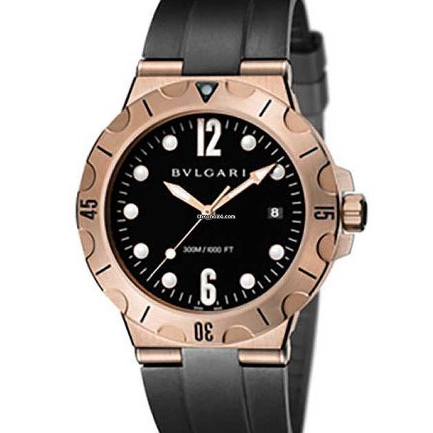 Bulgari Diagono Mens watch Unisex Automatic Rose gold 102326 DPP41BGVSD