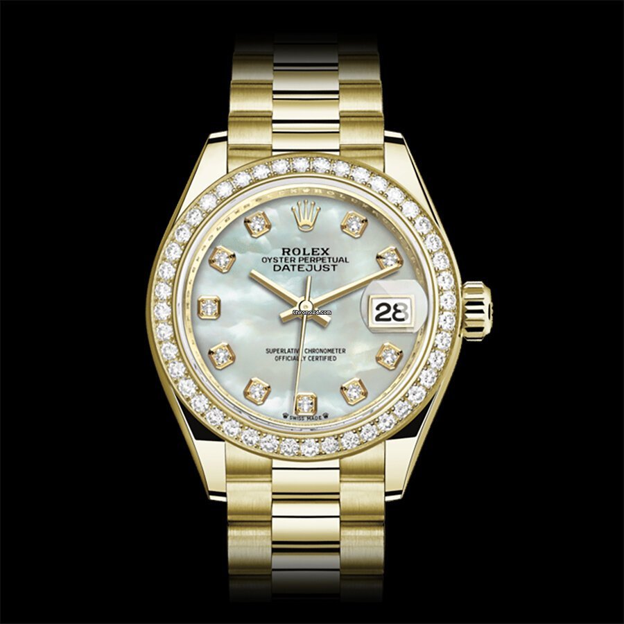 Rolex Datejust 31 Mens watch Unisex Yellow gold Automatic 278288RBR