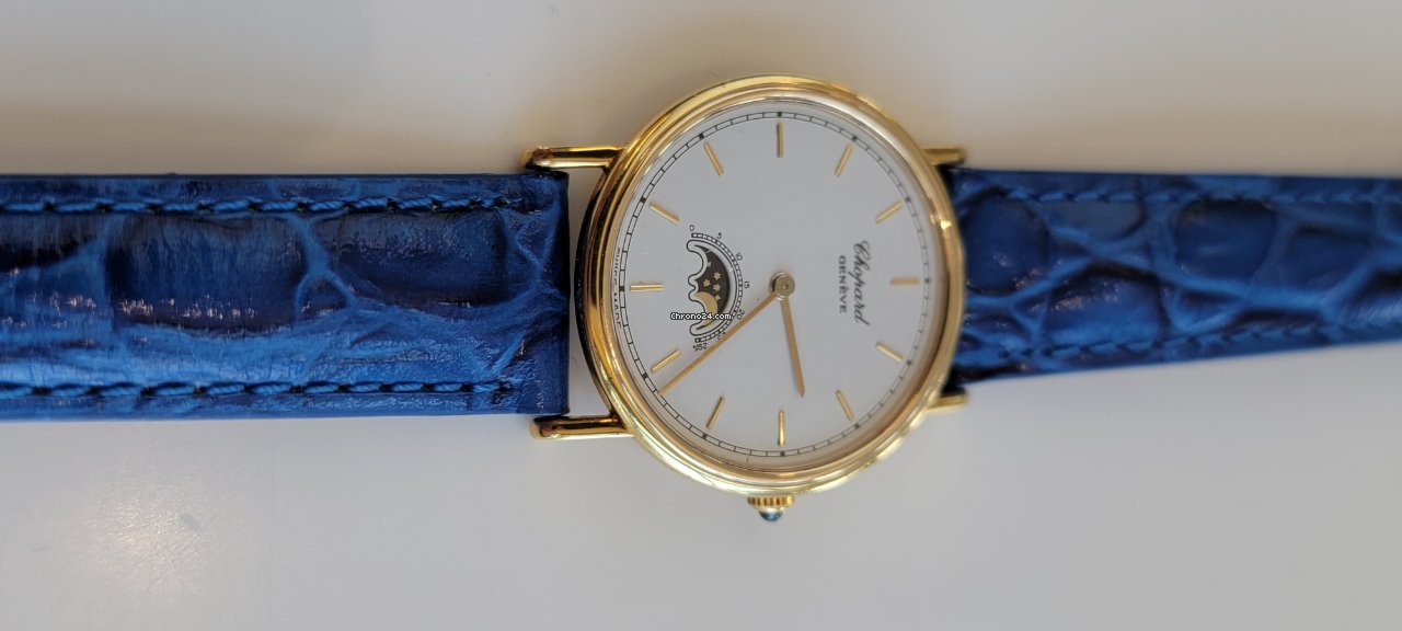 Chopard Mens watch Unisex Manual winding Yellow gold 18kt Chopard luna de oro