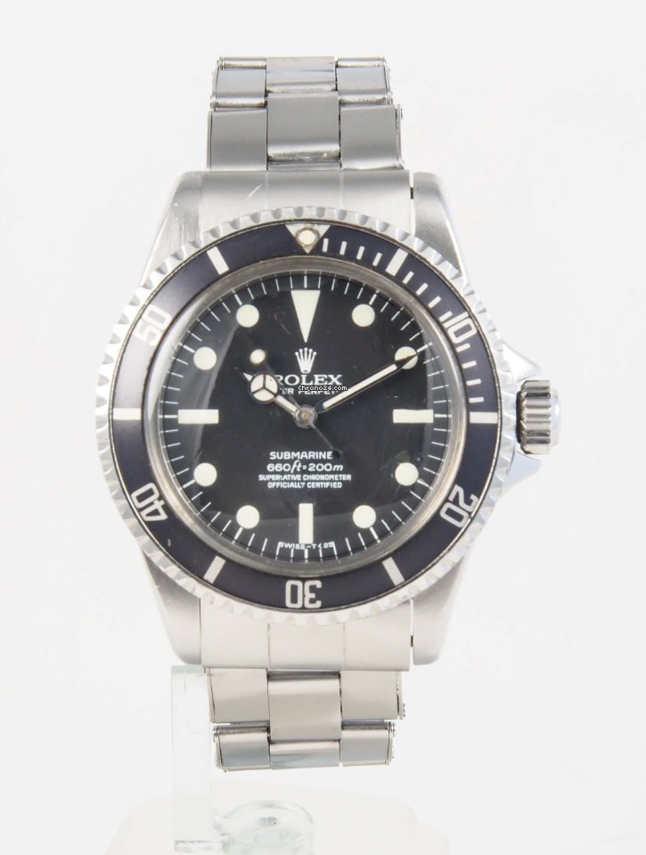 Rolex Submariner (No Date) Mens watch Unisex Steel Automatic 5512