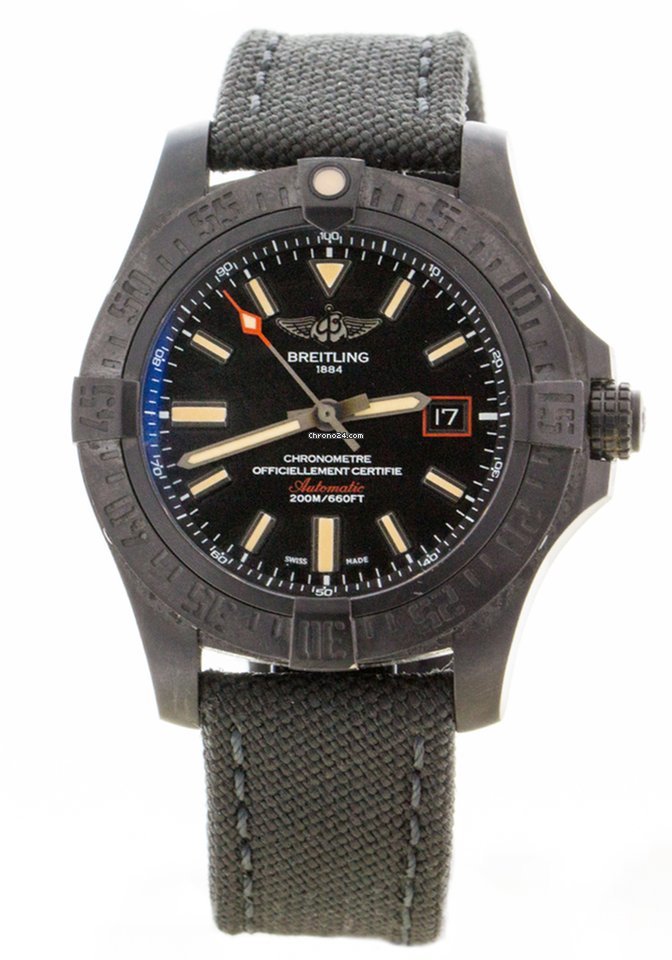 Breitling Avenger Blackbird 44 Mens watch Unisex Automatic Titanium V1731110 BD74