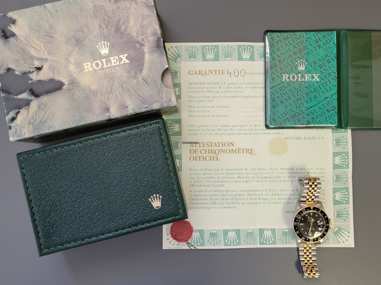 Rolex GMT-Master Mens watch Unisex Gold Steel Automatic 16753
