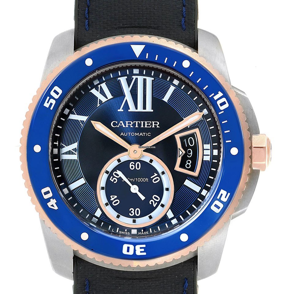 Cartier Calibre de Cartier Diver Mens watch Unisex Automatic Steel W2CA0009
