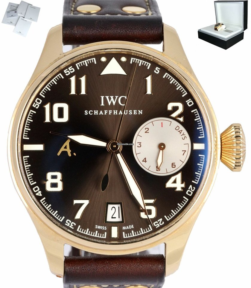 IWC Big Pilot Mens watch Unisex Automatic Rose gold IW500421