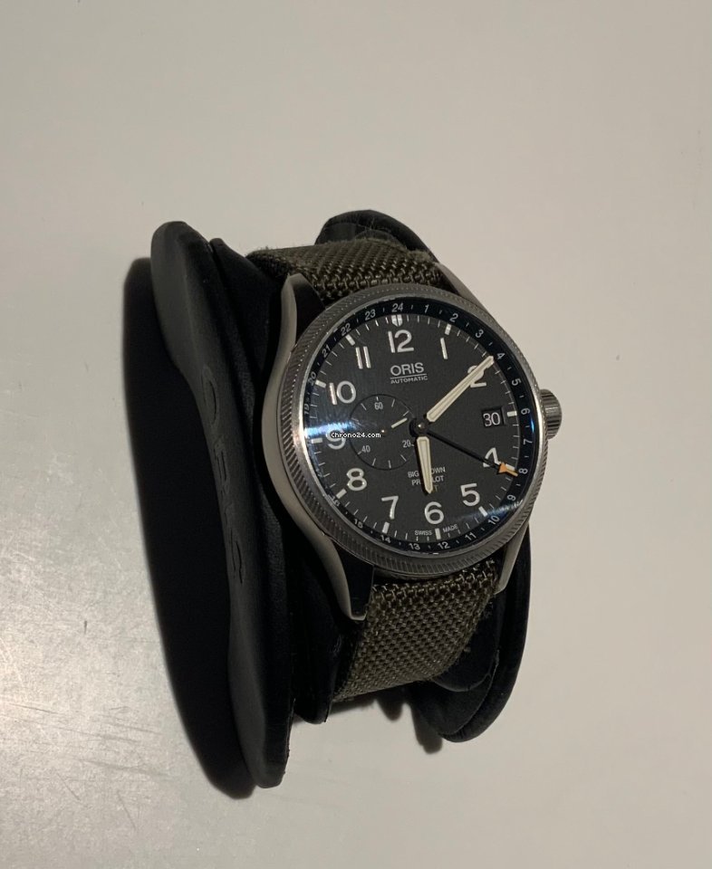 Oris Big Crown ProPilot GMT Mens watch Unisex Automatic Steel 01 748 7710 4164-07 5 22 15FC