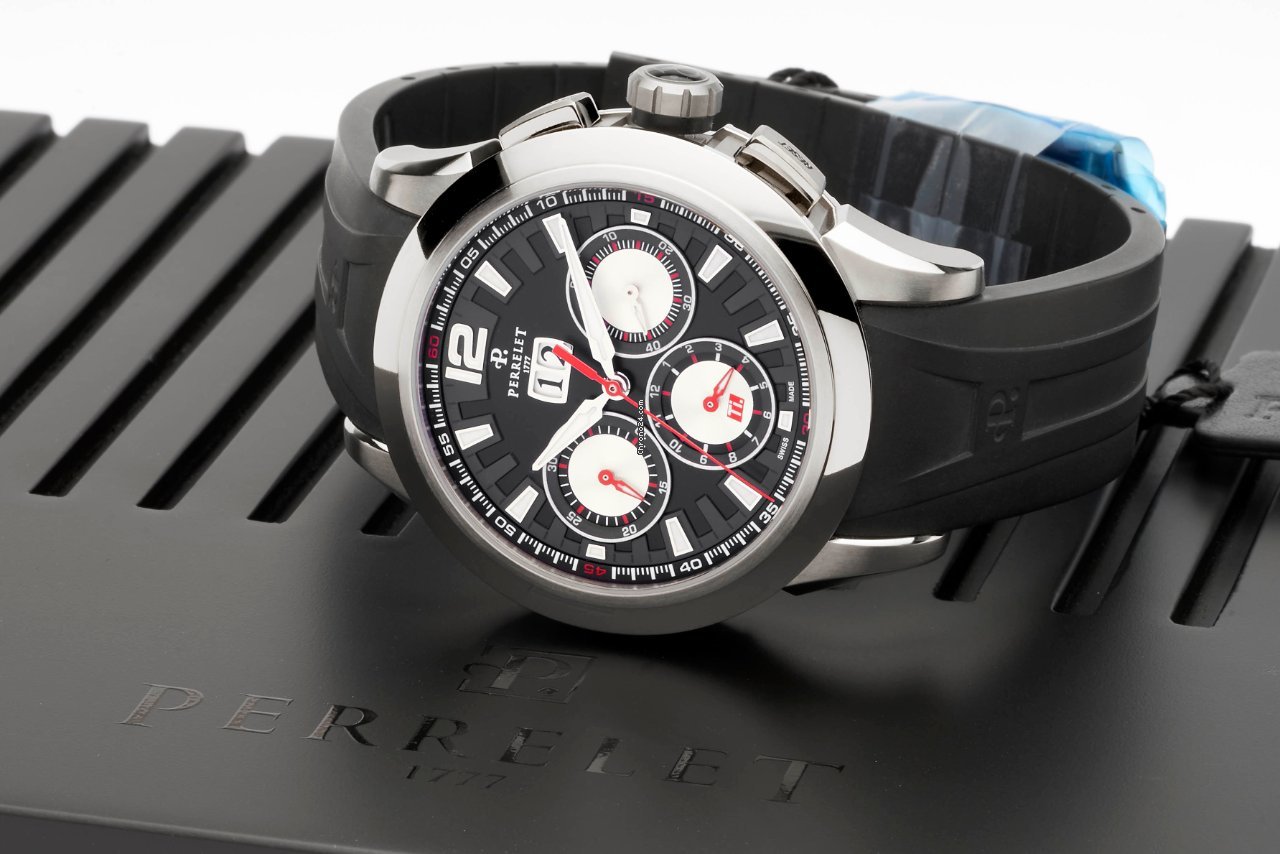 Perrelet Mens watch Unisex Automatic Titanium A5003 2