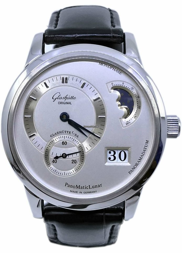 Glashtte Original PanoMaticLunar Mens watch Unisex Automatic Steel 90.02.02.02.04