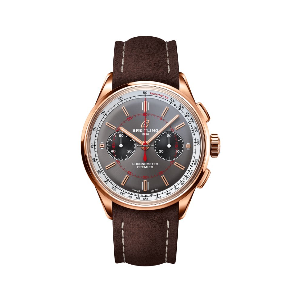 Breitling Mens watch Unisex Automatic Red gold RB0118A31B1X1