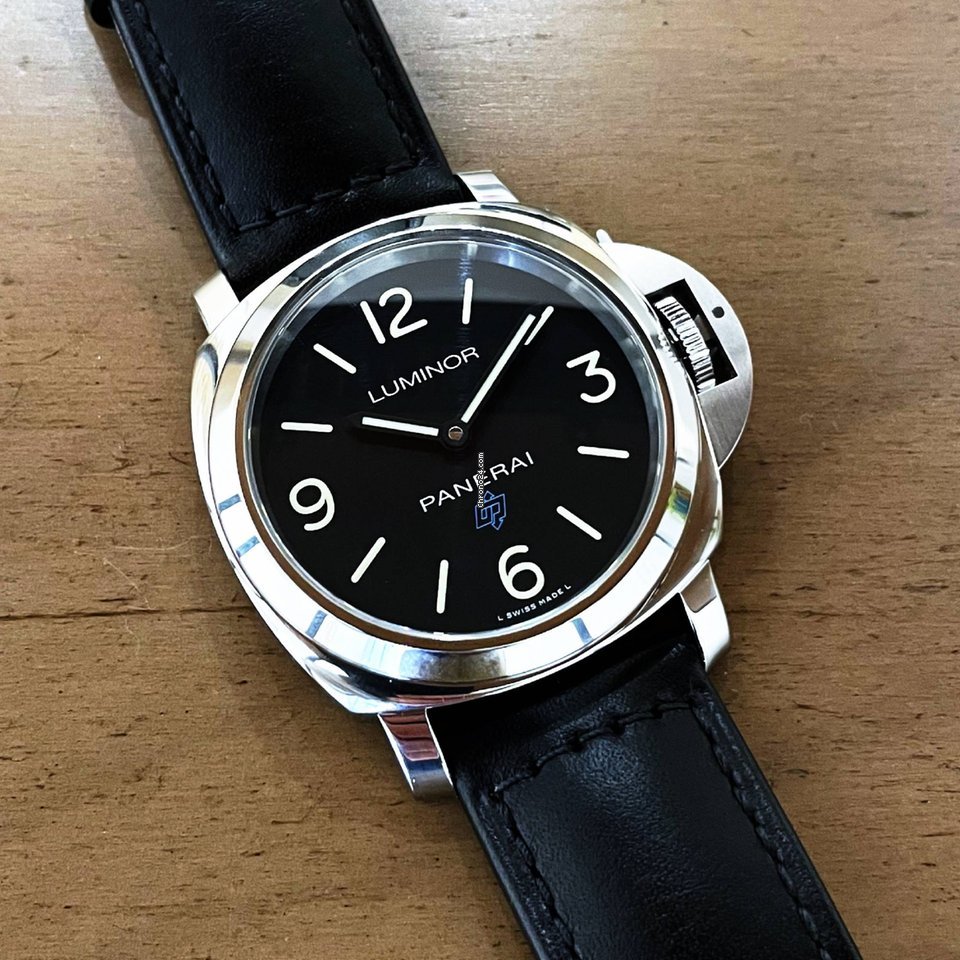 Panerai Luminor Base Logo Mens watch Unisex Manual winding Steel PAM 00774