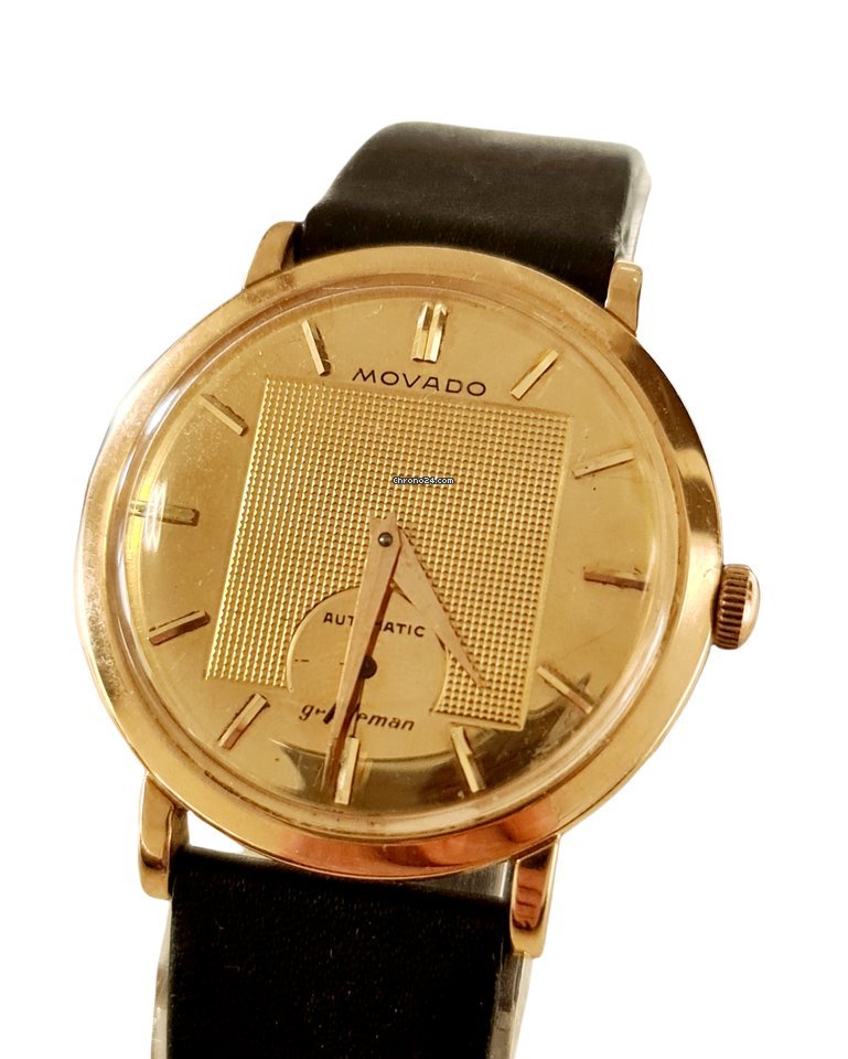 Movado Mens watch Unisex Automatic Rose gold R8483