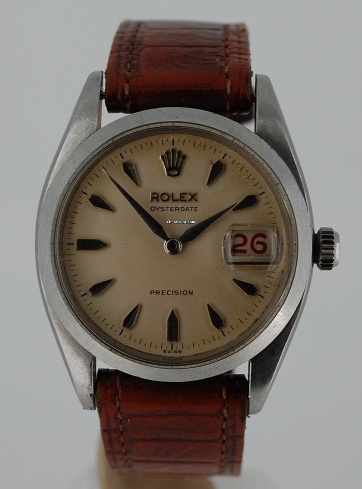 Rolex Oyster Precision Mens watch Unisex Steel Manual winding 6494
