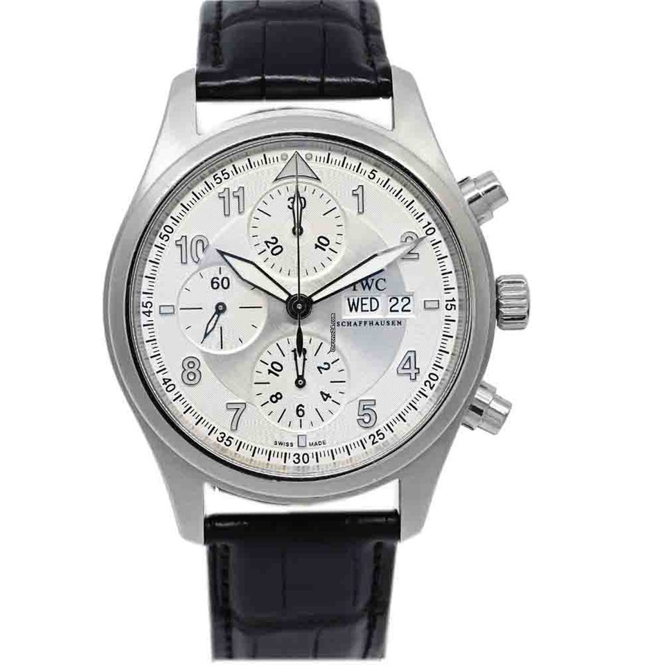 IWC Pilot Spitfire Chronograph Mens watch Unisex Automatic Steel IW370623