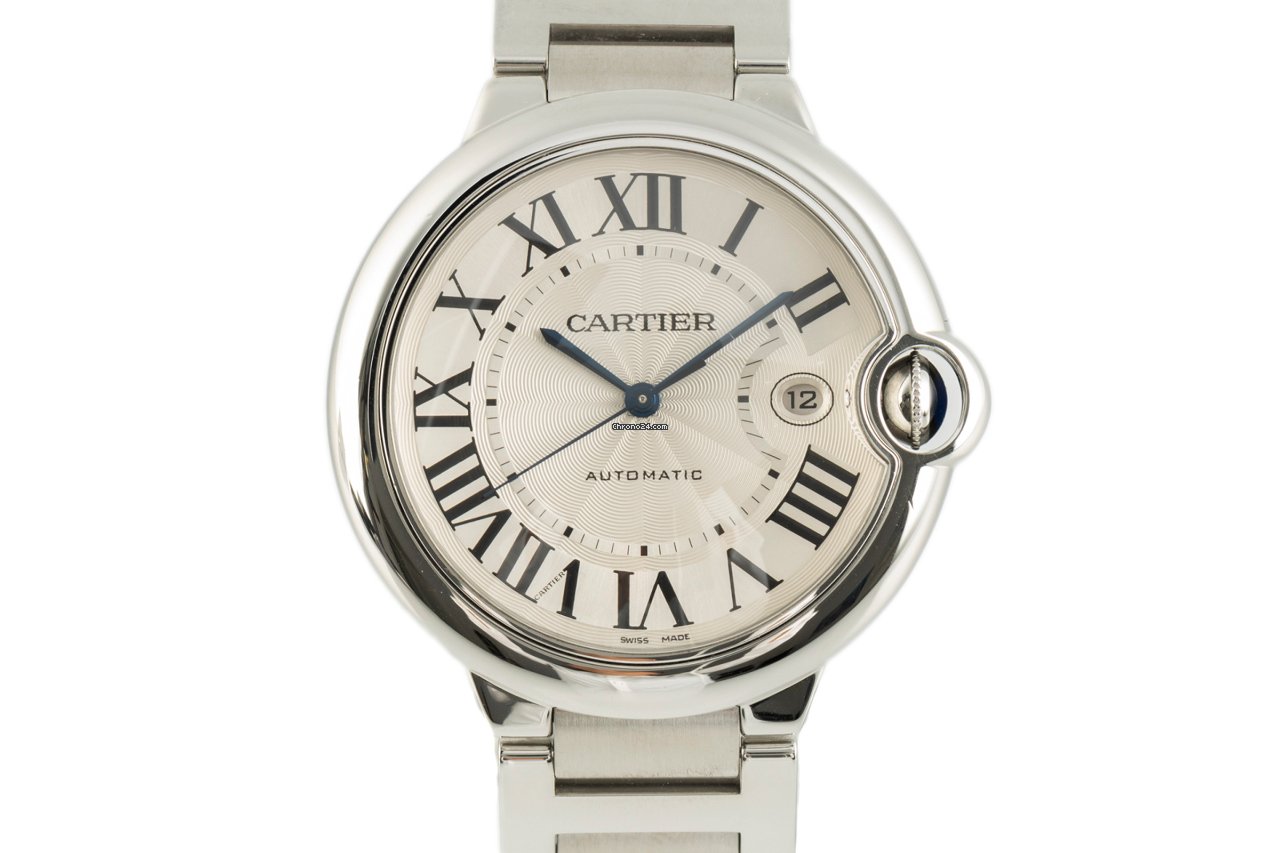 Cartier Ballon Bleu 42mm Mens watch Unisex Automatic Steel 3001
