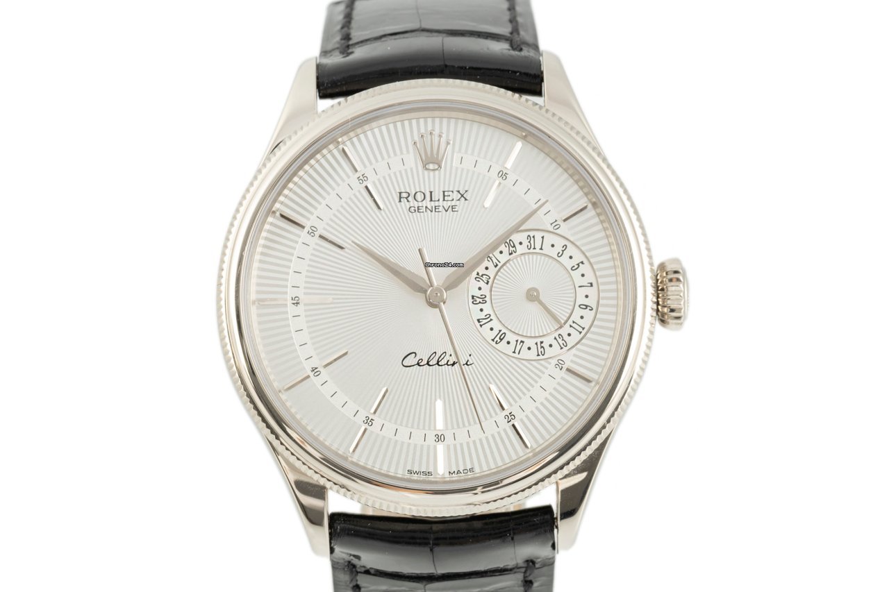 Rolex Cellini Date Mens watch Unisex White gold Automatic 50519