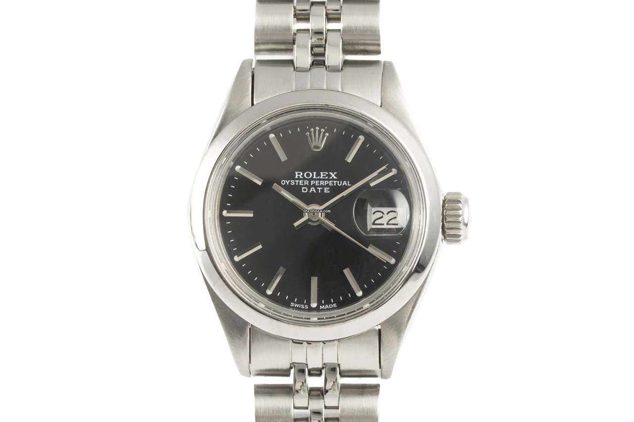 Rolex Oyster Perpetual Lady Date Womens watch Steel Automatic 6919