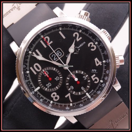 Ulysse Nardin Marine Chronograph Mens watch Unisex Automatic Steel 513-22