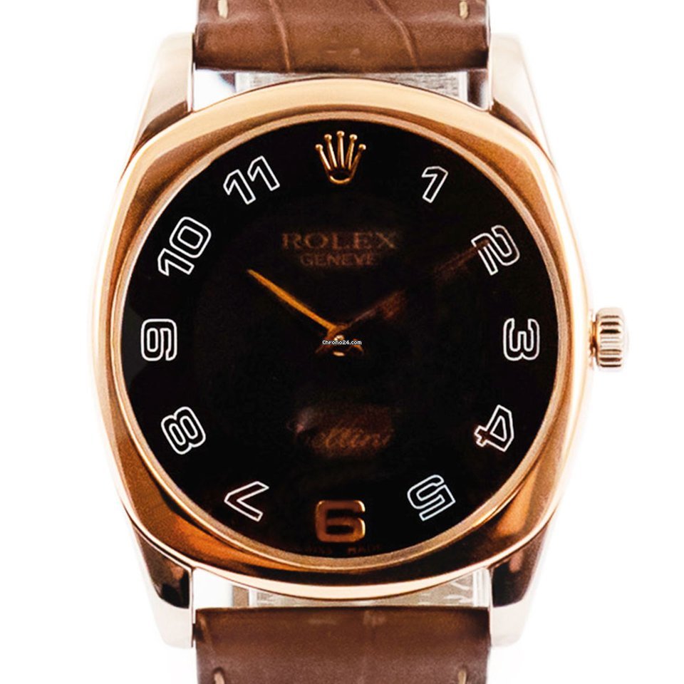 Rolex Cellini Danaos Mens watch Unisex Rose gold Manual winding 4233