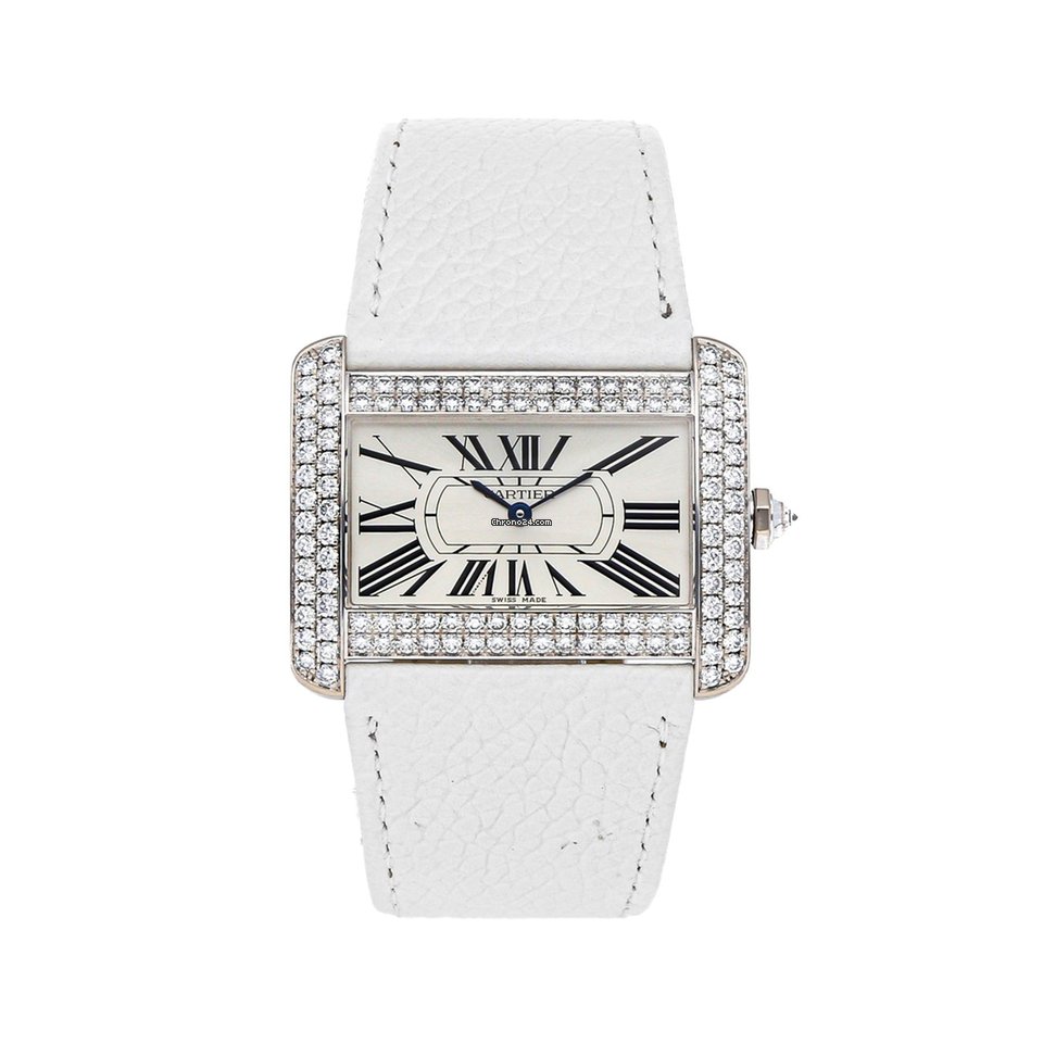 Cartier Tank Divan Womens watch Quartz White gold WA301356