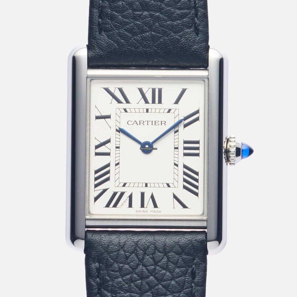 Cartier Tank Mens watch Unisex Quartz Steel 4323