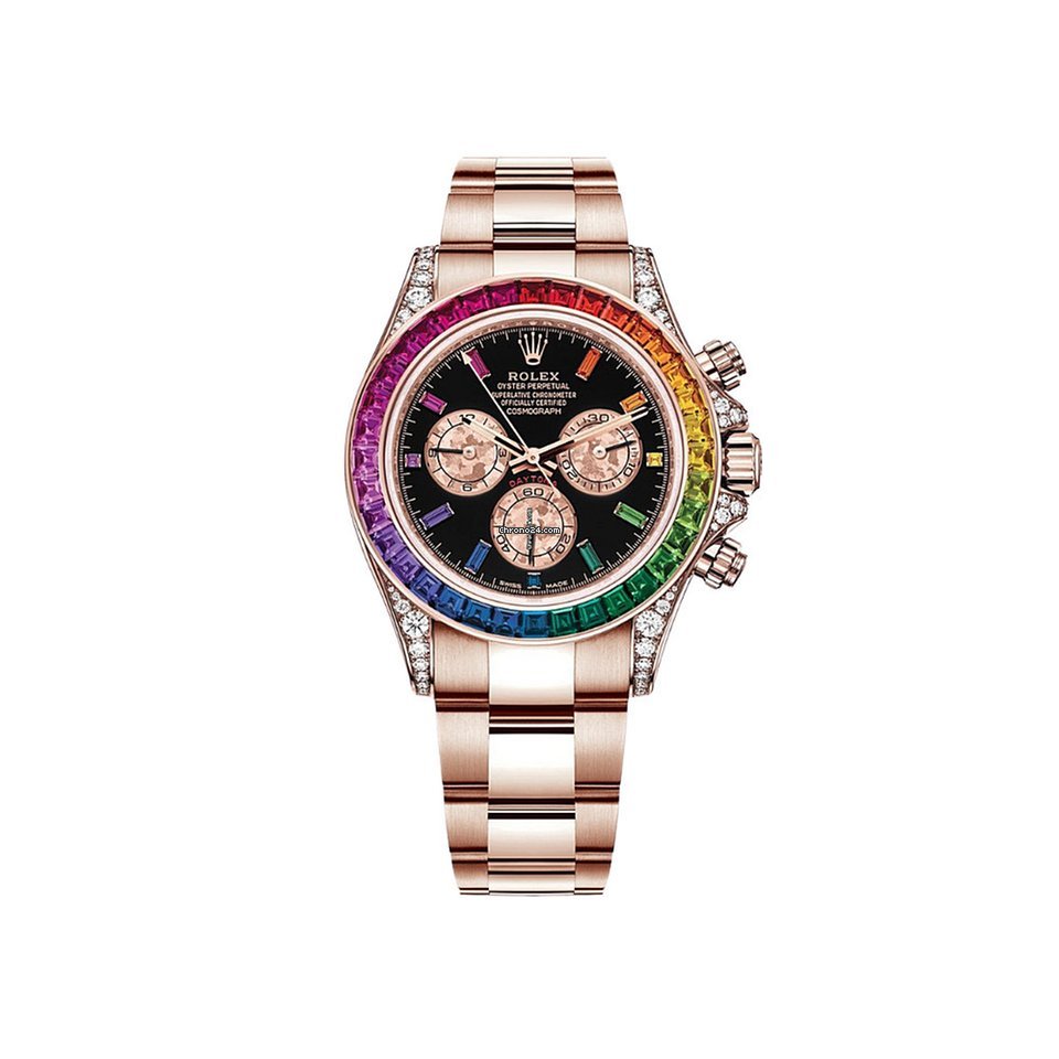 Rolex Daytona Mens watch Unisex Rose gold Automatic 116595RBOW