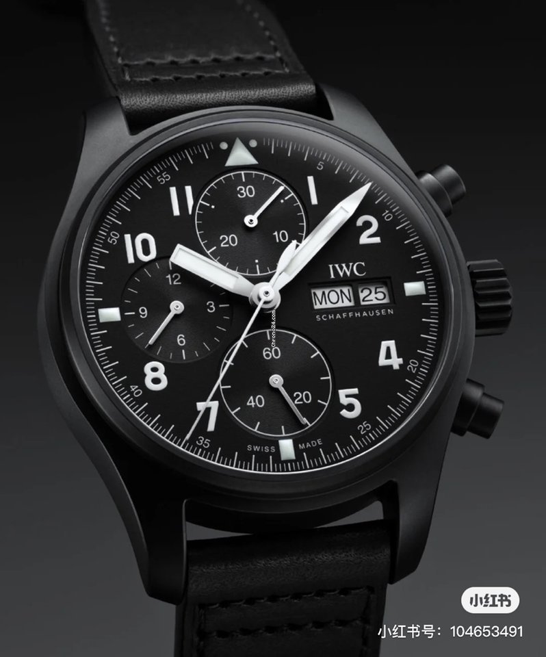 IWC Pilot Chronograph Mens watch Unisex Automatic Ceramic IW387905