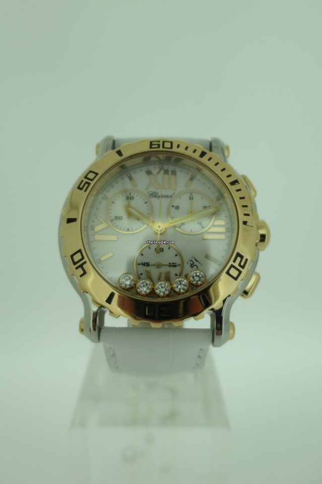 Chopard Happy Sport Womens watch Quartz Gold Steel 288499-6001