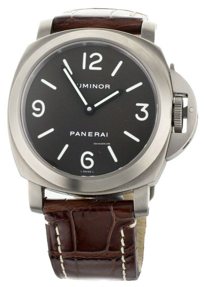 Panerai Mens watch Unisex Manual winding Titanium PAM116