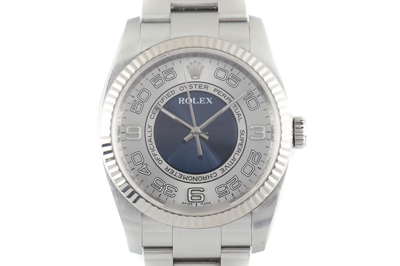 Rolex Oyster Perpetual 36 Mens watch Unisex Gold Steel Automatic 116034