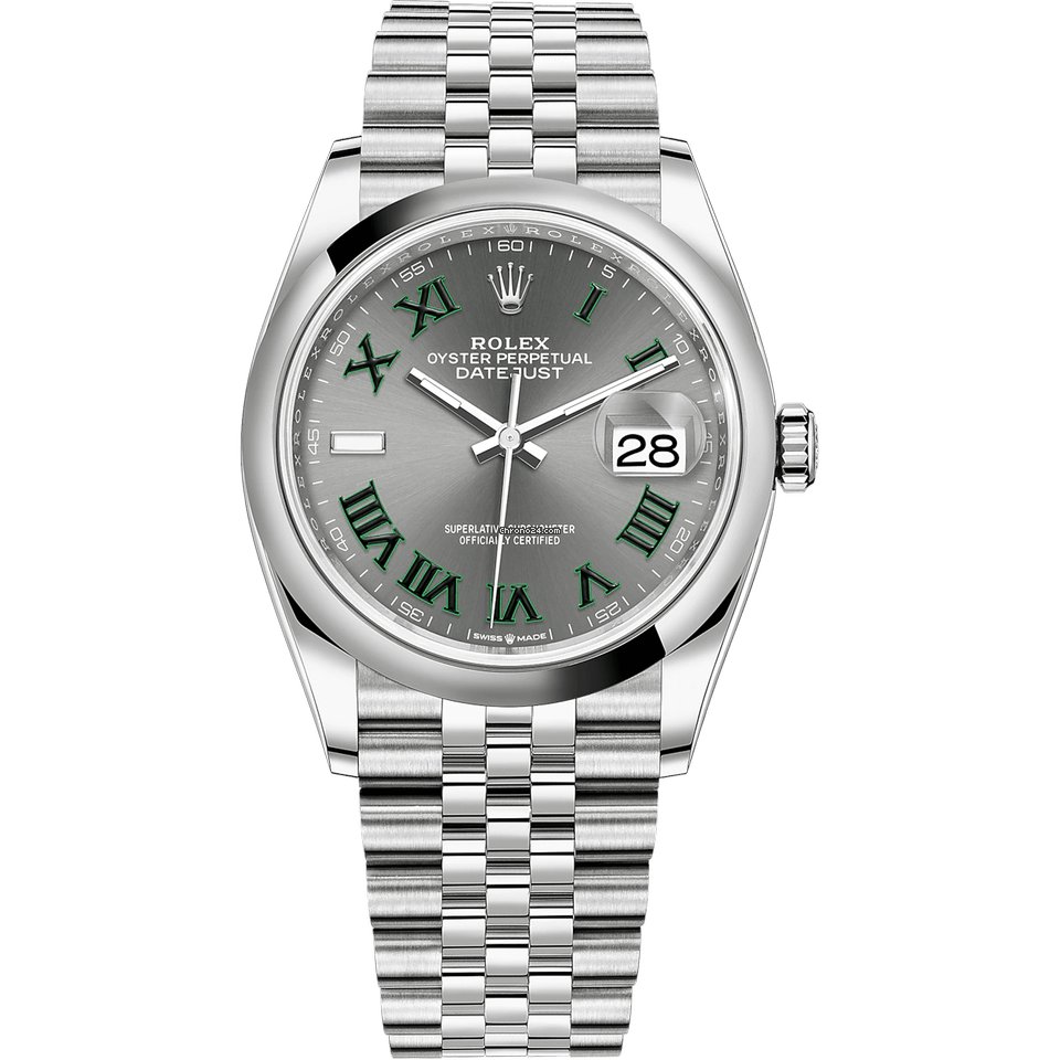 Rolex Datejust 36 Mens watch Unisex Steel Automatic 126200-0017
