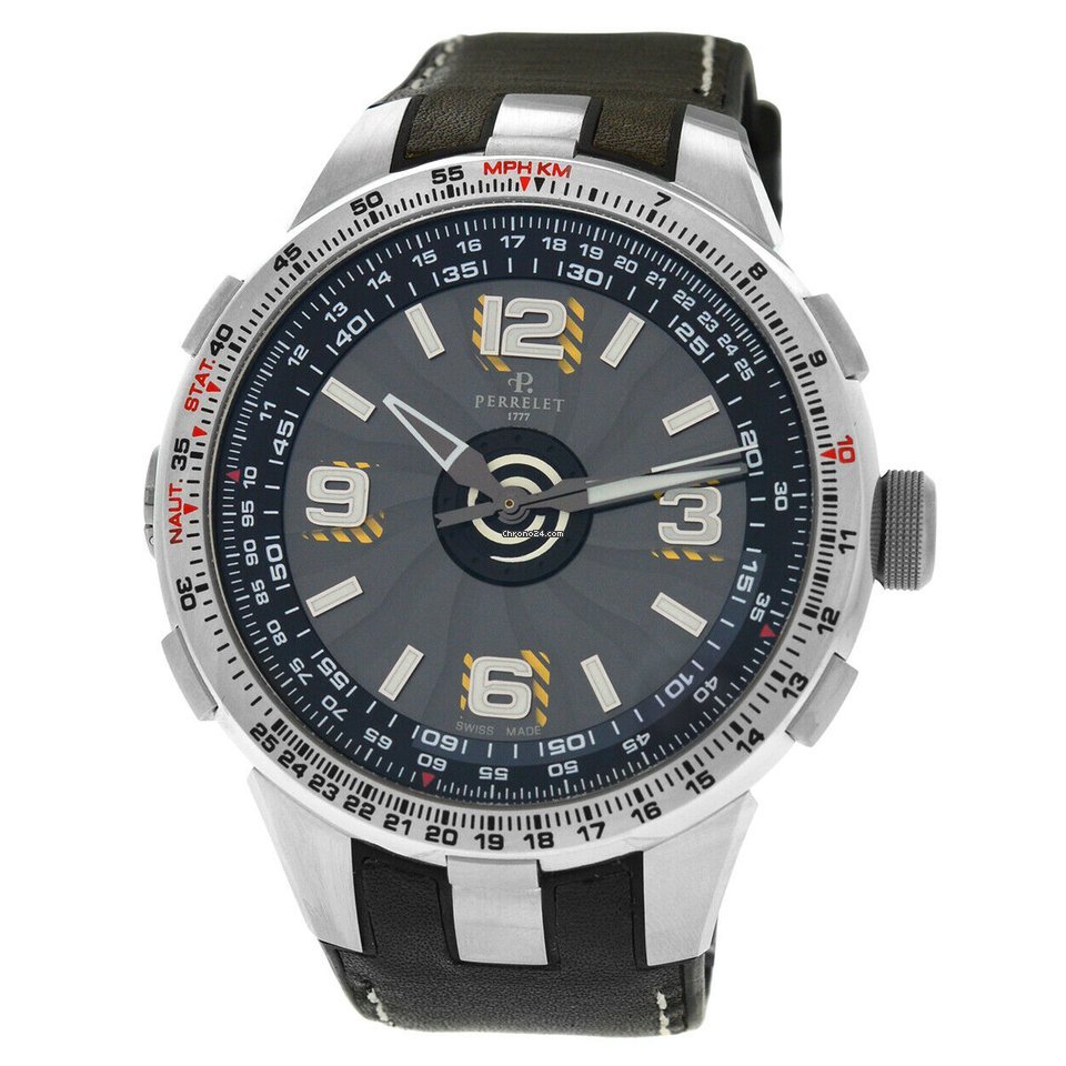 Perrelet Turbine Pilot Mens watch Unisex Automatic Steel A1085 1