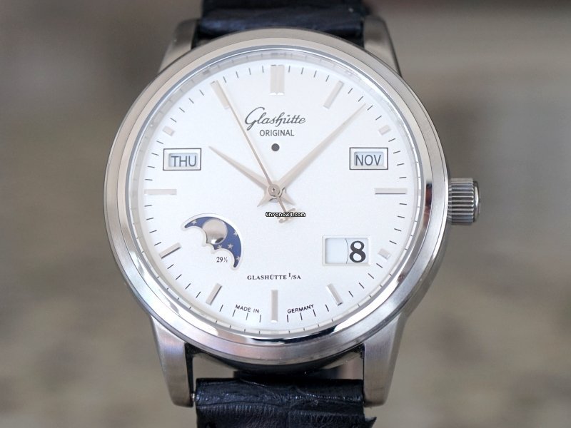 Glashtte Original Senator Perpetual Calendar Steel 1-39-50-02-12-04