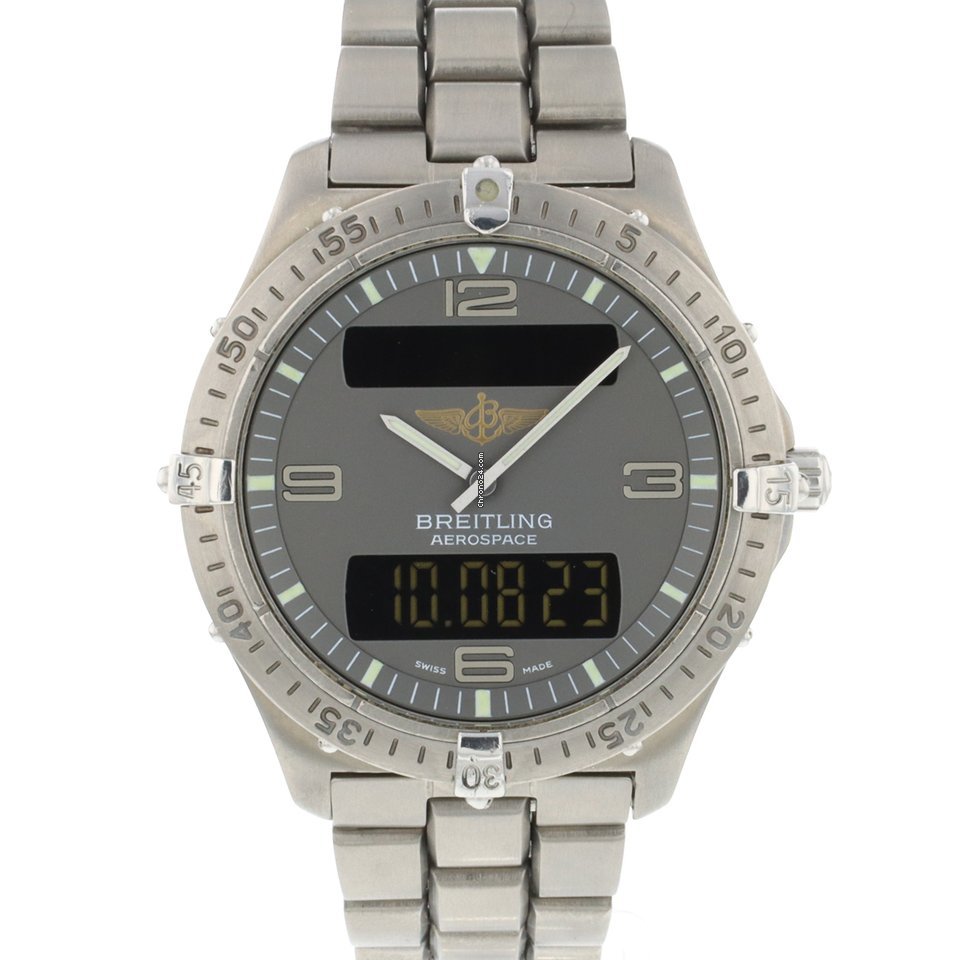 Breitling Aerospace Mens watch Unisex Quartz Titanium E56062
