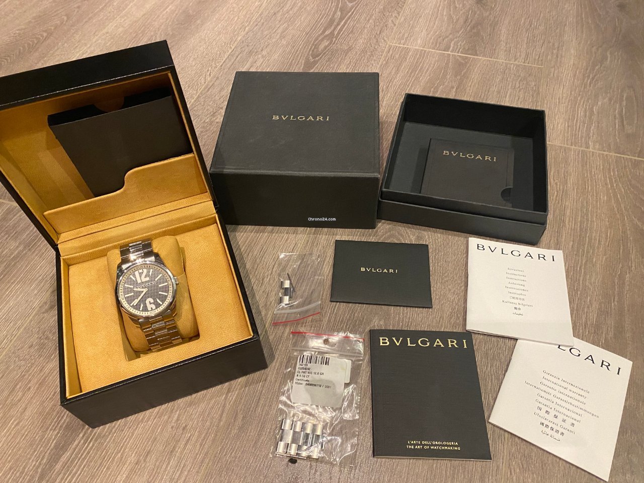 Bulgari Solotempo Mens watch Unisex Quartz Steel ST42S
