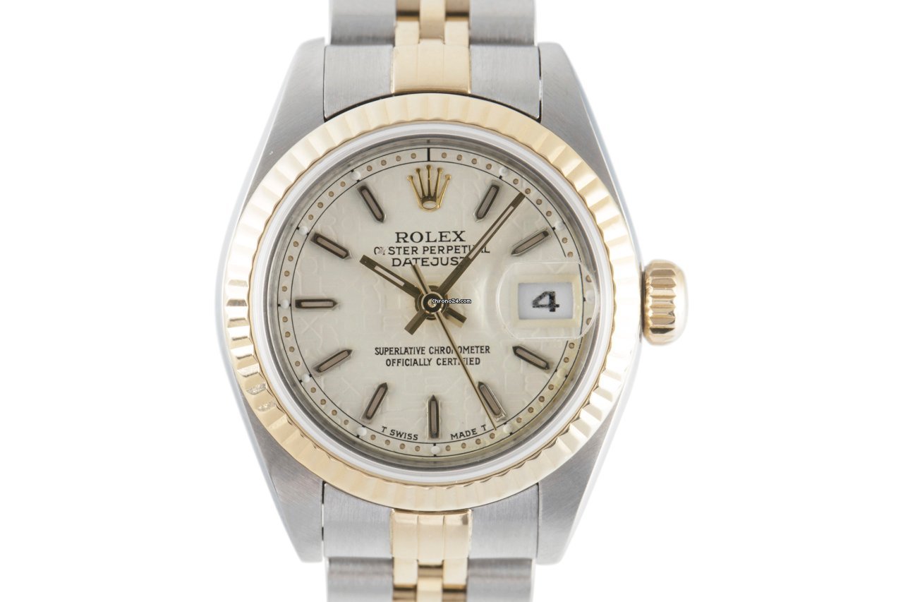 Rolex Lady-Datejust Womens watch Gold Steel Automatic 69173