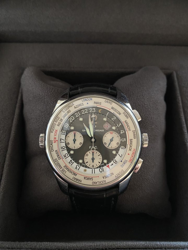 Girard Perregaux WW.TC Mens watch Unisex Automatic Steel 49805-11-254-BA6A