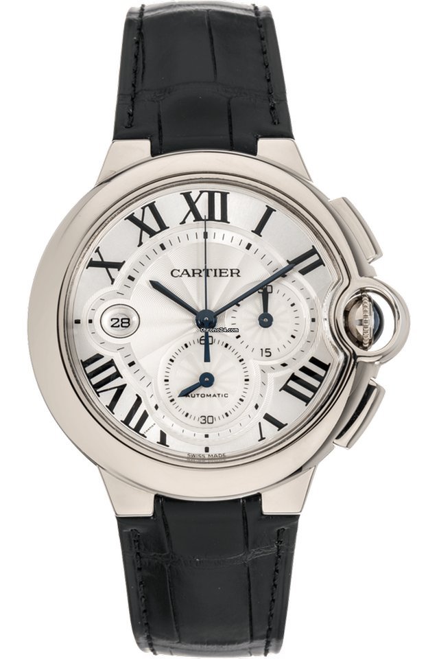 Cartier Ballon Bleu 42mm Mens watch Unisex Automatic White gold W6920005