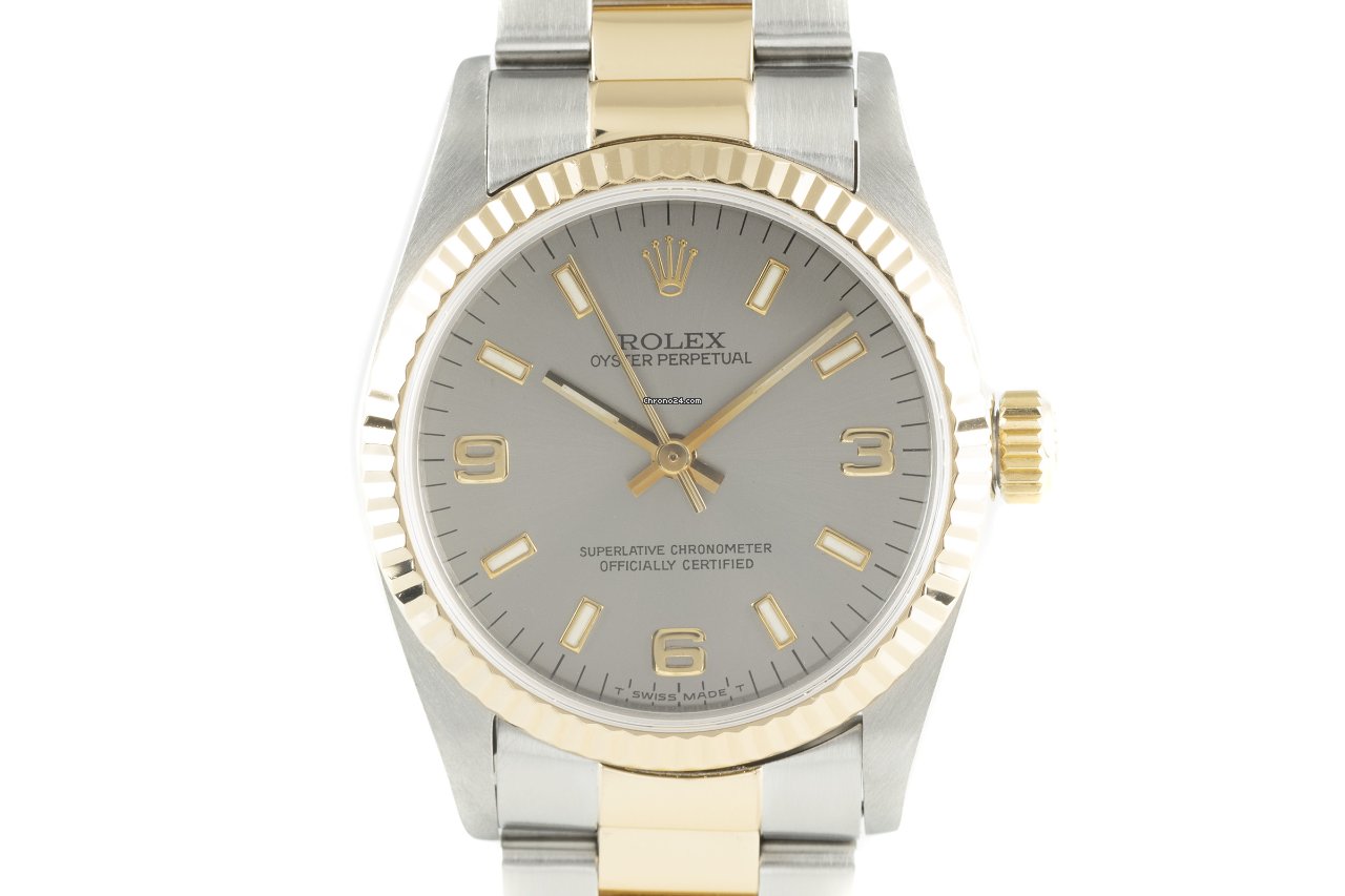 Rolex Oyster Perpetual 31 Womens watch Gold Steel Automatic 67513
