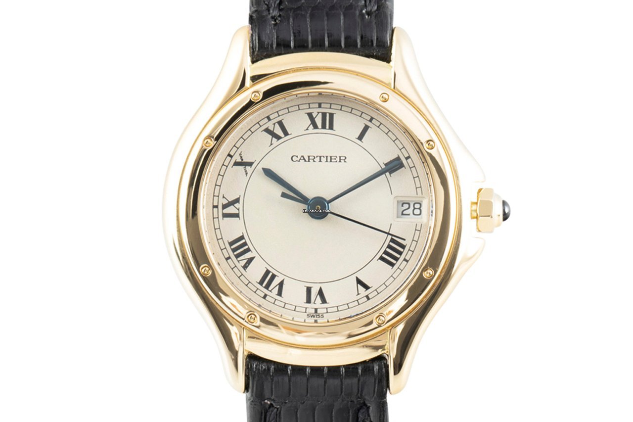 Cartier Cougar Womens watch Quartz Yellow gold 887921