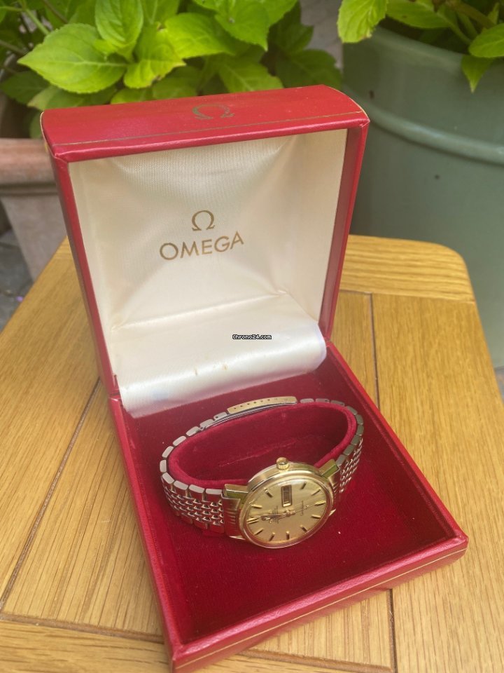 Omega Constellation Mens watch Unisex Automatic Gold Steel 1068