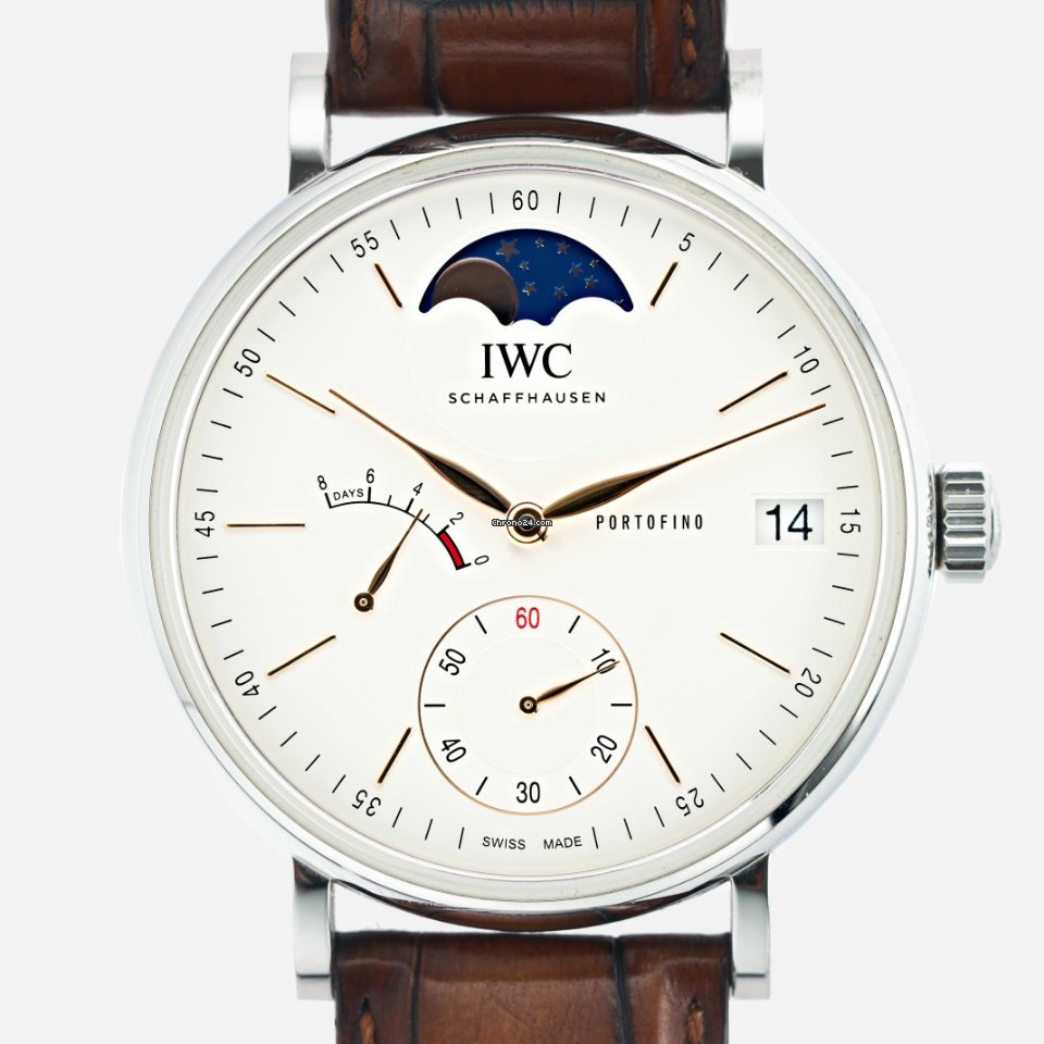IWC Portofino Hand-Wound Mens watch Unisex Manual winding Steel IW516401