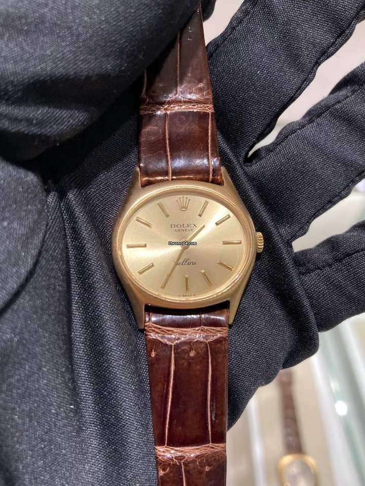 Rolex Cellini Womens watch Yellow gold Manual winding 3802