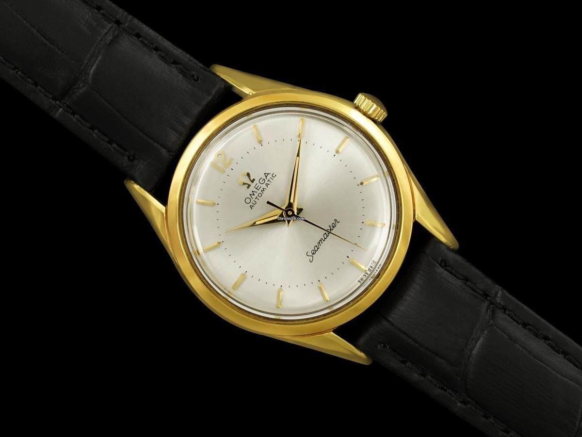 Omega Seamaster Mens watch Unisex Automatic Gold Steel 8097