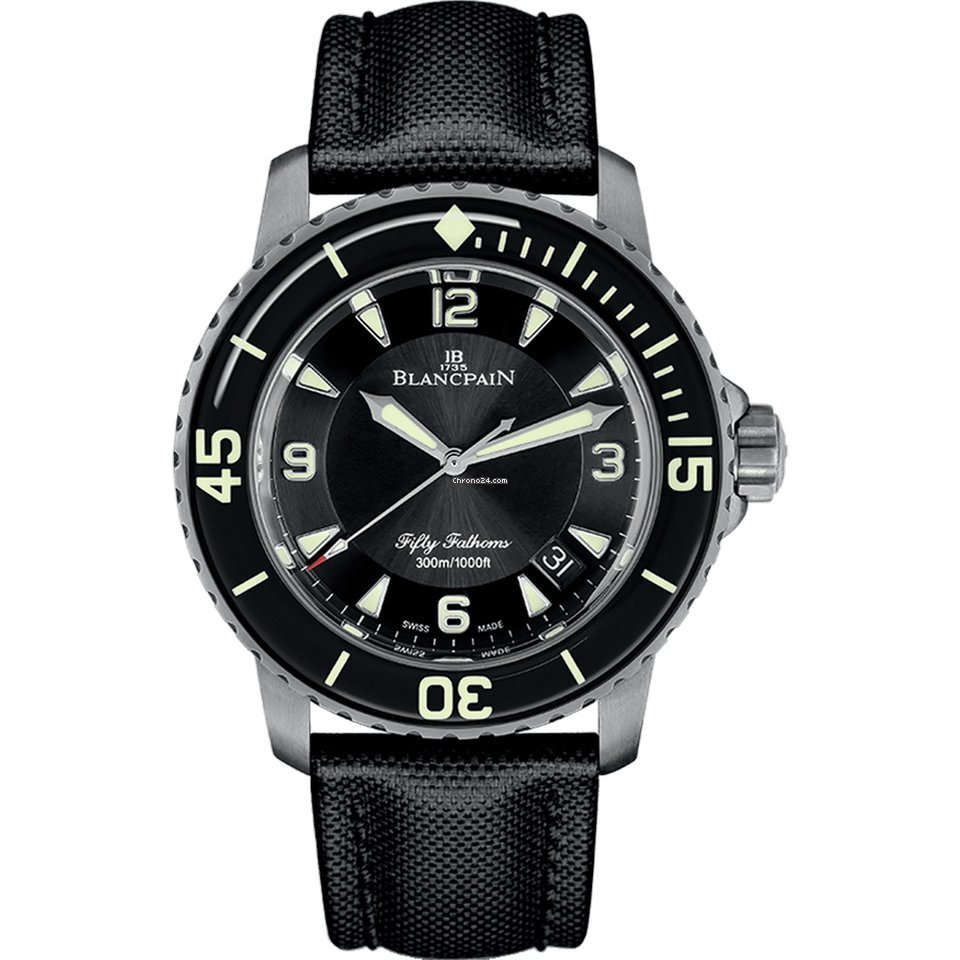 Blancpain Fifty Fathoms Mens watch Unisex Automatic Titanium 5015-12B30-B52